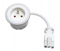 BACHMANN 926.302 PIX 1x230V, bílá 0,2m kabel
