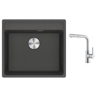FRANKE Set G298ŠB MRG 610-52 RTL šedá břidlice + FC 6986 celonerez