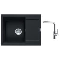 FRANKE Set G299MČ MRG 611-62 černá matná + FC 6985 celonerez