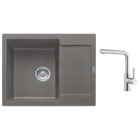 FRANKE Set G299ŠK MRG 611-62 šedý kámen + FC 6985 celonerez