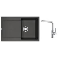 FRANKE Set G300ŠB MRG 611 šedá břidlice + FC 6985 celonerez
