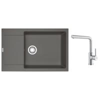 FRANKE Set G301ŠK MRG 611-78 BB šedý kámen + FC 6985 celonerez