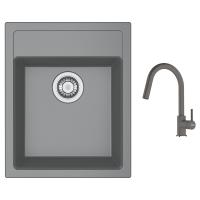FRANKE Set T129Š SID 610-40 šedá + FC6051 šedý kámen