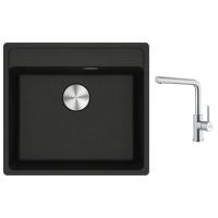 FRANKE Set G297O MRG 610-52 RTL onyx + FC 6985 celonerez