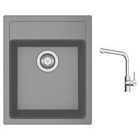 FRANKE Set T113Š SID 610-40 šedá + FS 3230.031 chrom