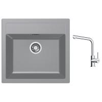 FRANKE Set T114Š SID 610 šedá + FS 3230.031 chrom