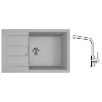 FRANKE Set T116Š S2D 611-78 XL šedá + FS 3230.031 chrom