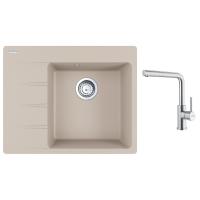 FRANKE Set G281SA CNG 611-62 TL/7 sahara + FC 6985 celonerez