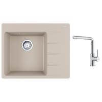 FRANKE Set G282SA CNG 611-62 TL/2 sahara + FC 6985 celonerez
