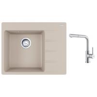 FRANKE Set G284SA CNG 611-62 TL/2 sahara + FC 6986 celonerez