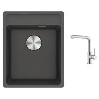 FRANKE Set G295ŠB MRG 610-37 RTL šedá břidlice + FC 6986 celonerez