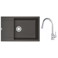 FRANKE Set G260ŠB MRG 611-78 BB šedá břidlice + FS 3229.031 chrom