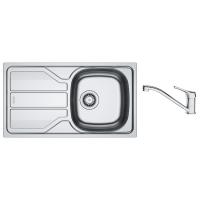 FRANKE Set N96 FLN 611-78/44 + FB 250.031 chrom