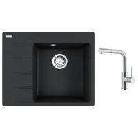 FRANKE Set G283O CNG 611-62 TL/7 onyx + FC 6986 celonerez