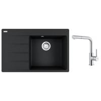FRANKE Set G289O CNG 611-78 TL/7 onyx + FC 6986 celonerez