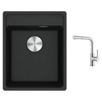 FRANKE Set G295O MRG 610-37 RTL onyx + FC 6986 celonerez