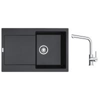 FRANKE Set G259O MRG 611 onyx + FS 3230.031 chrom