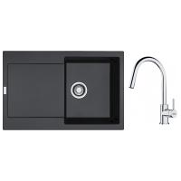 FRANKE Set G258O MRG 611 onyx + FS 3229.031 chrom