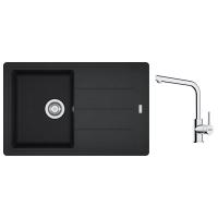 FRANKE Set G263O BFG 611-78 onyx + FS 3230.031 chrom