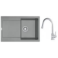 FRANKE Set G258ŠK MRG 611 šedý kámen + FS 3229.031 chrom