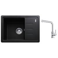 FRANKE Set G266O BSG 611-62 onyx + FS 3230.031 chrom