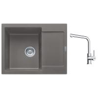 FRANKE Set G257ŠK MRG 611-62 šedý kámen + FS 3230.031 chrom