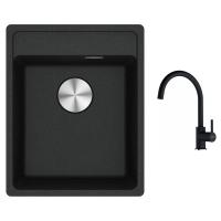 FRANKE Set G273O MRG 610-37 RTL onyx + FC 6018.071 onyx