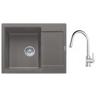 FRANKE Set G256ŠK MRG 611-62 šedý kámen + FS 3229.031 chrom