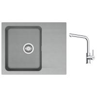 FRANKE Set T110Š OID 611-62 šedá + FS 3230.031 chrom
