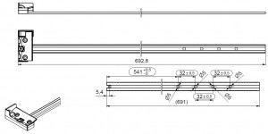 LEHMANN Díl SVS3 tyč kontejneru 691 mm Evelon