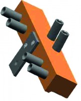 Montážní šablona pro závěs SZ 82 14-16mm