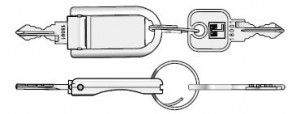 LEHMANN Náhradní klíč C1 zalamovací, kombinace 18093