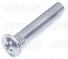 Matice spojovacího článku M4x30mm NIKL