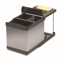 GOLLINUCCI Sorter Linea 511 450mm 2x21l povrch nerez