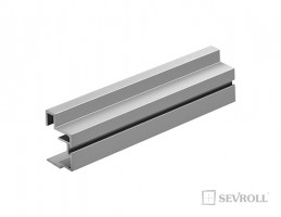 SEVROLL 04552 Faworyt II úchytová lišta 16/18mm 2,7m stříbrná