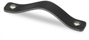 HETTICH 9071838 Úchytka NICA 158/128 mm černá kůže