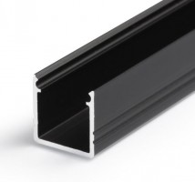 StrongLumio profil LED Smart alu černá 2000mm