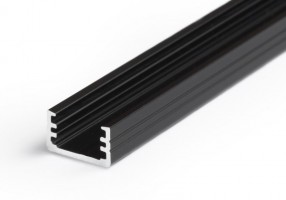 StrongLumio profil LED Slim 8 alu černá 2000mm