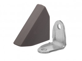 STRONG úhelník spojovací kovový s krytkou hnědá tmavá