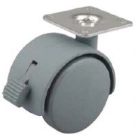 StrongCastors kolečko 40mm šedé plotnička brzda