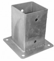 TK-kotevní botka čtvercová 101x101x2,0mm žárová