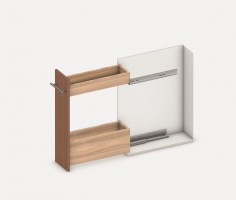 K-BLUM Space Twin Tandem, úzké skříňky