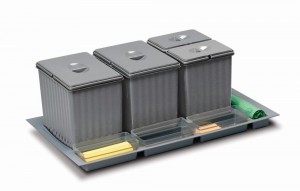 GOLLINUCCI Sorter Sistema 902 900mm 2x16l+2x7,5l šedá