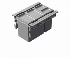 GOLLINUCCI Sorter Concept 560 400mm 4050B 1x17l+1x8l šedá