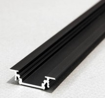 StrongLumio profil LED Groove 10 alu černý 2000mm