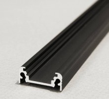 StrongLumio profil LED Surface 10 alu černý 2000mm