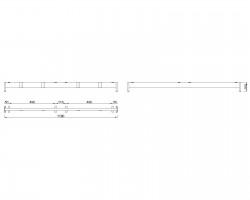 MILADESIGN podnož nízká Mobilar M6212-K stříbrná