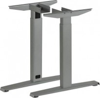 MILADESIGN podnož s regulací středová Linear LN3402R stříbrná