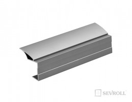 SEVROLL 04611 Beta 18mm úchytová lišta 2,70m stříbrná