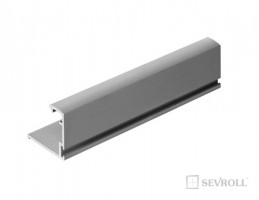 SEVROLL 01598 Slim Line II rámová lišta 18mm 2,7m stříbrná